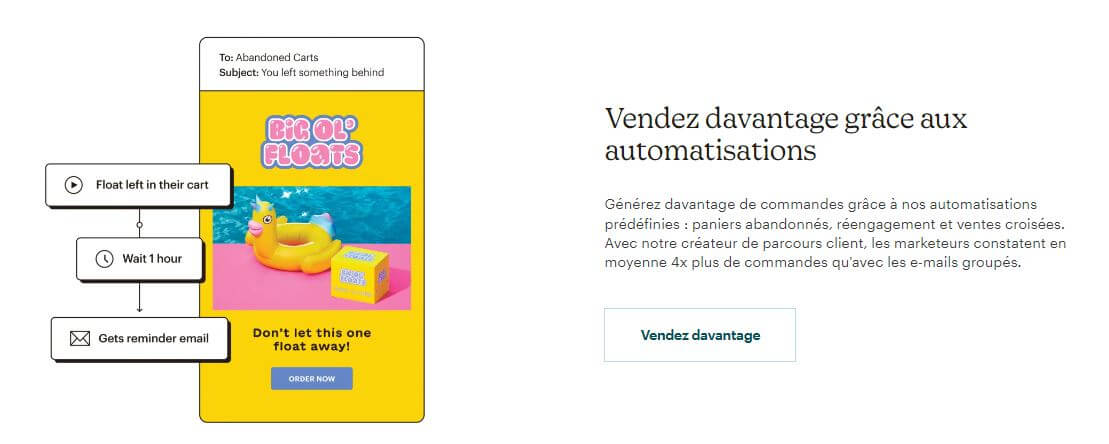 Mailchimp fonctionnalite 1