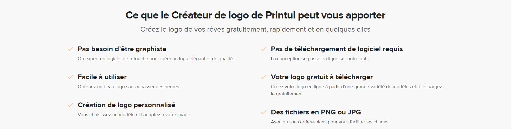 Printful fonctionnalités