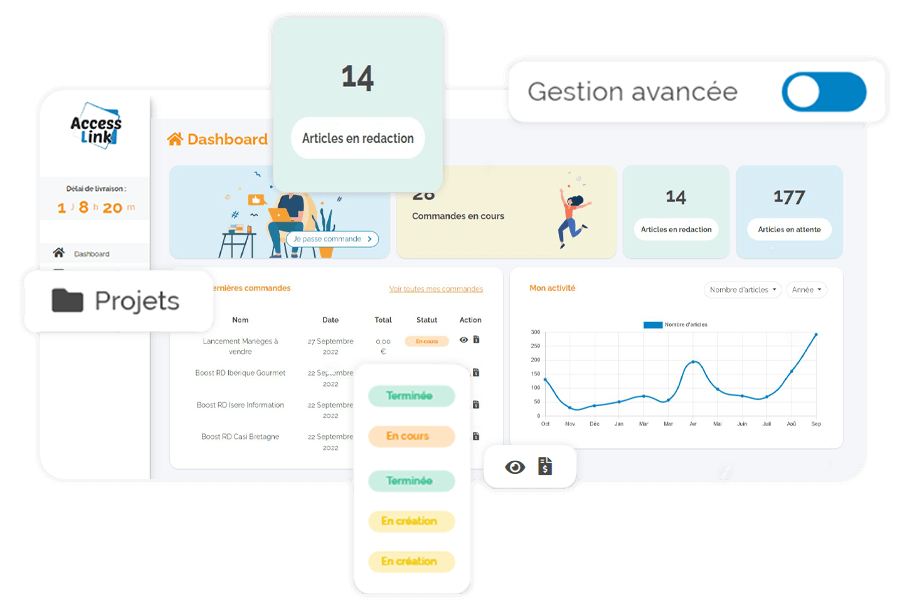 AccessLink fonctionnalités