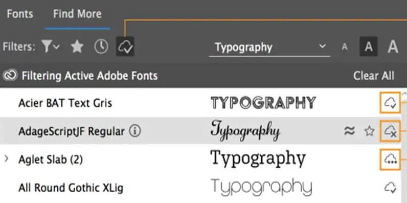 Adobe InDesign typographie