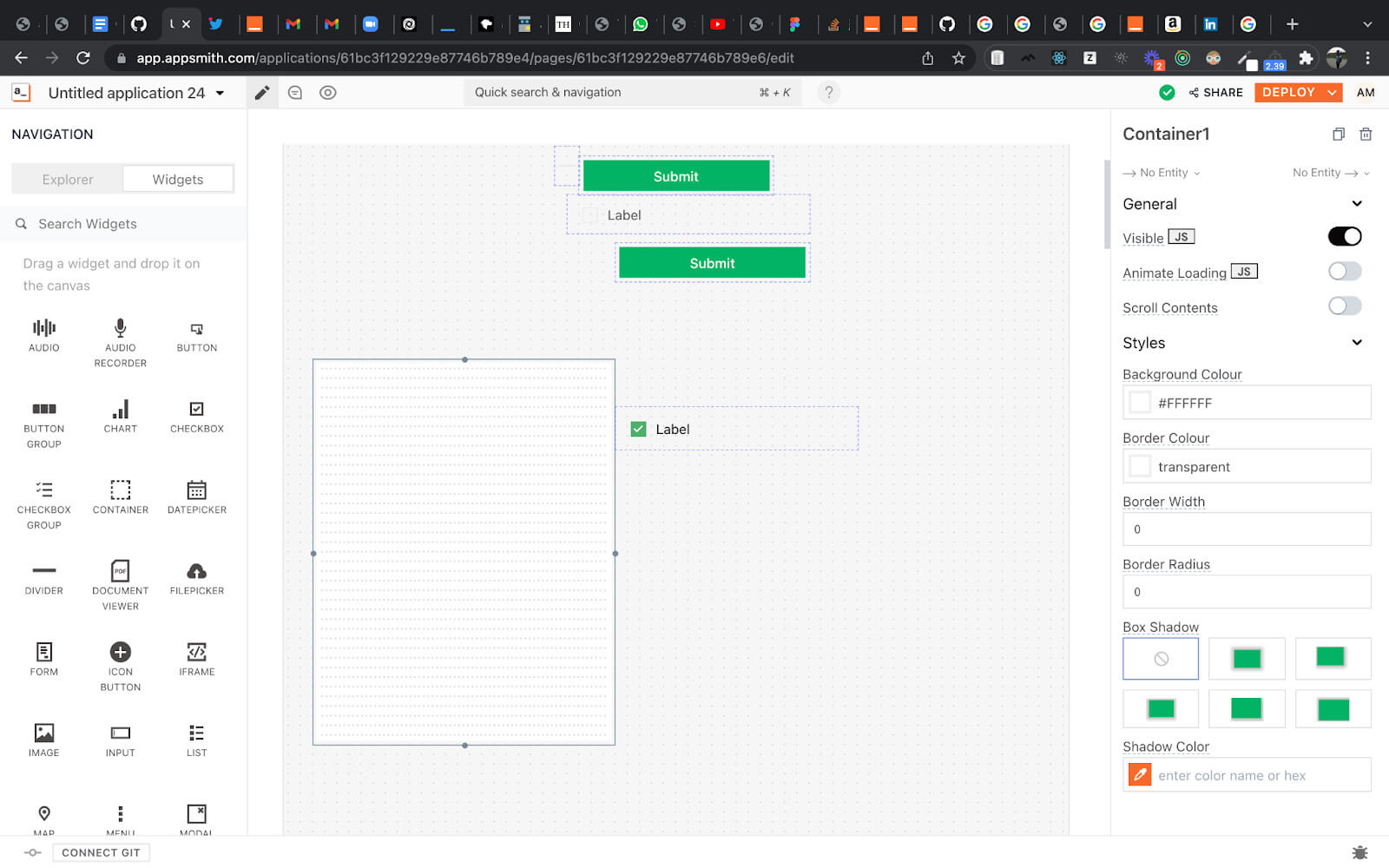 Appsmith fonctionnalités