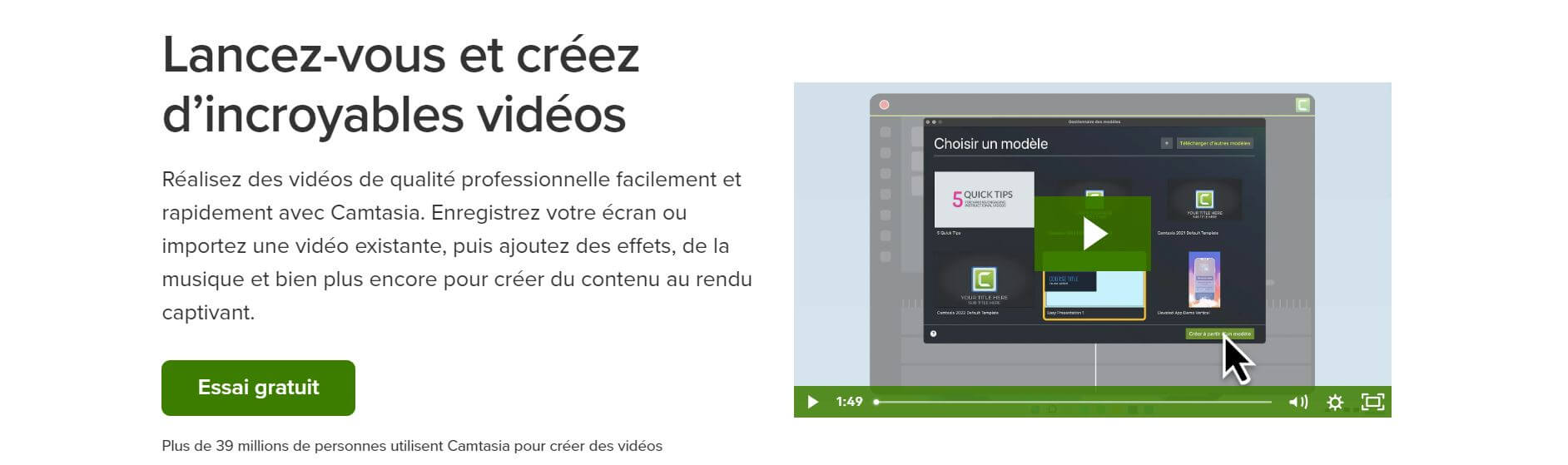 Camtasia couverture