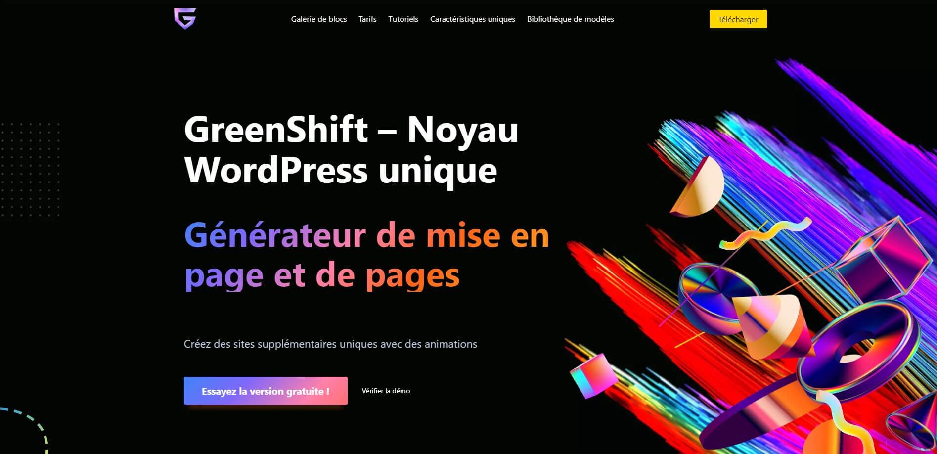 Greenshift couverture