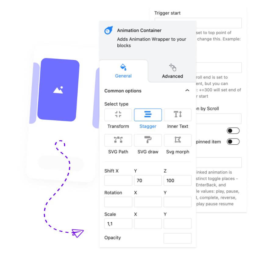 Greenshift outils d'animation