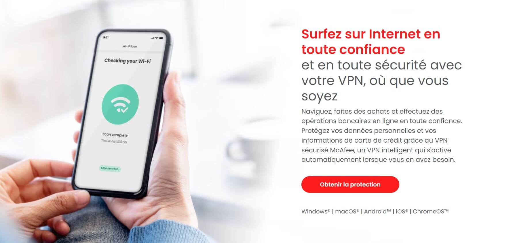 McAfee VPN couverture