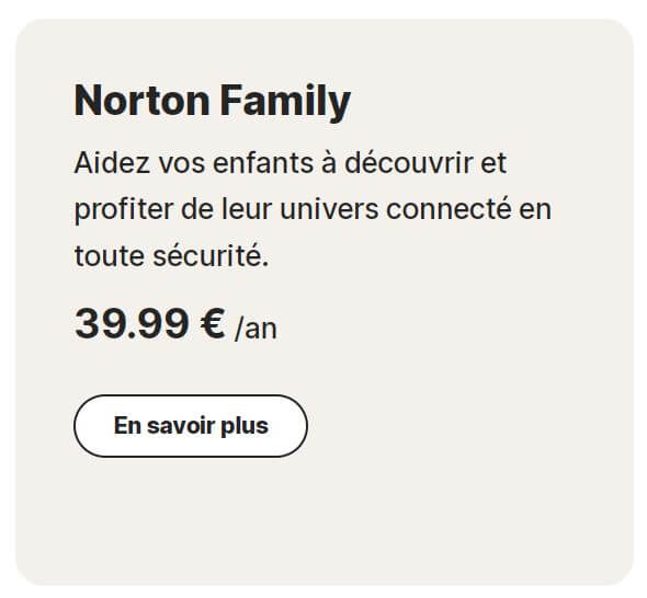 Norton Family prix