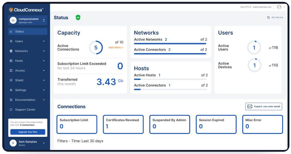 OpenVPN interface