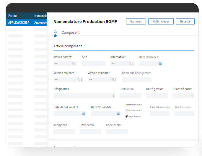 Sage X3 gestion de poduction