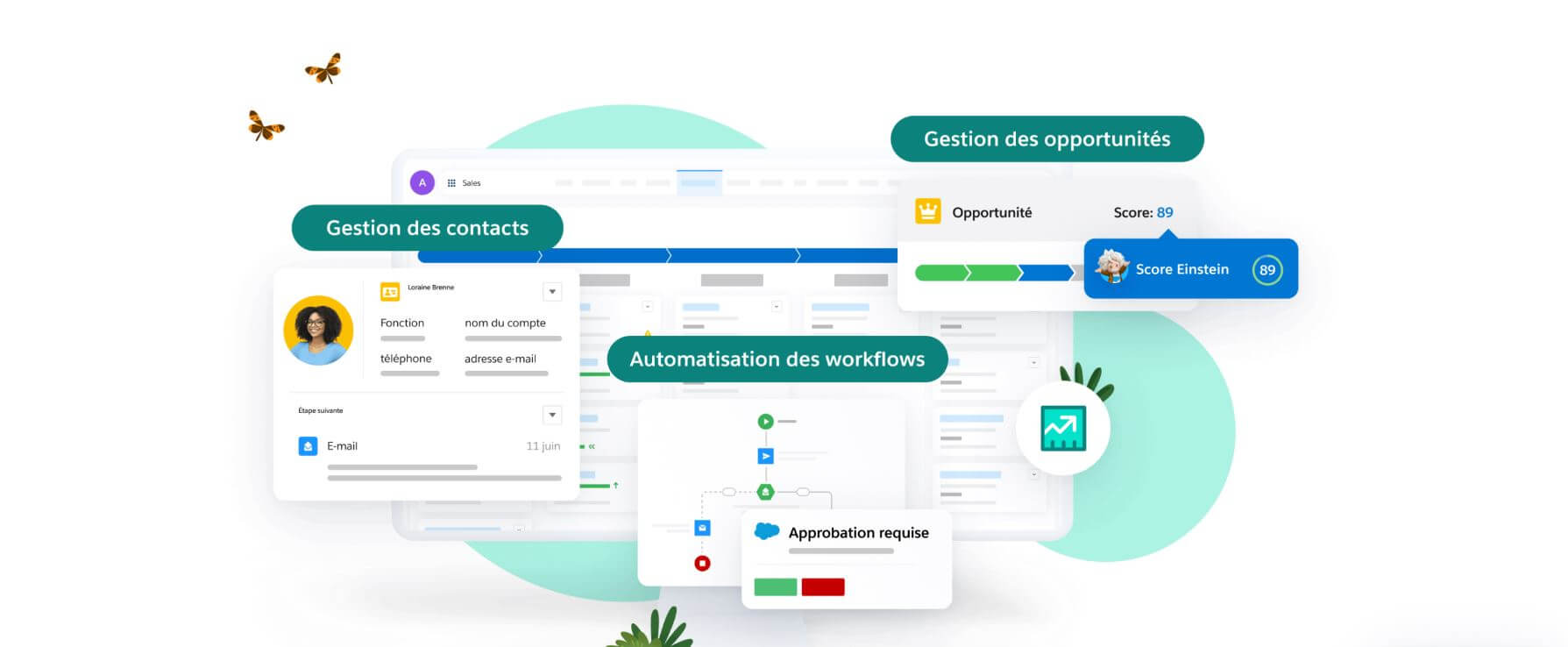 Salesforce fonctionnalités