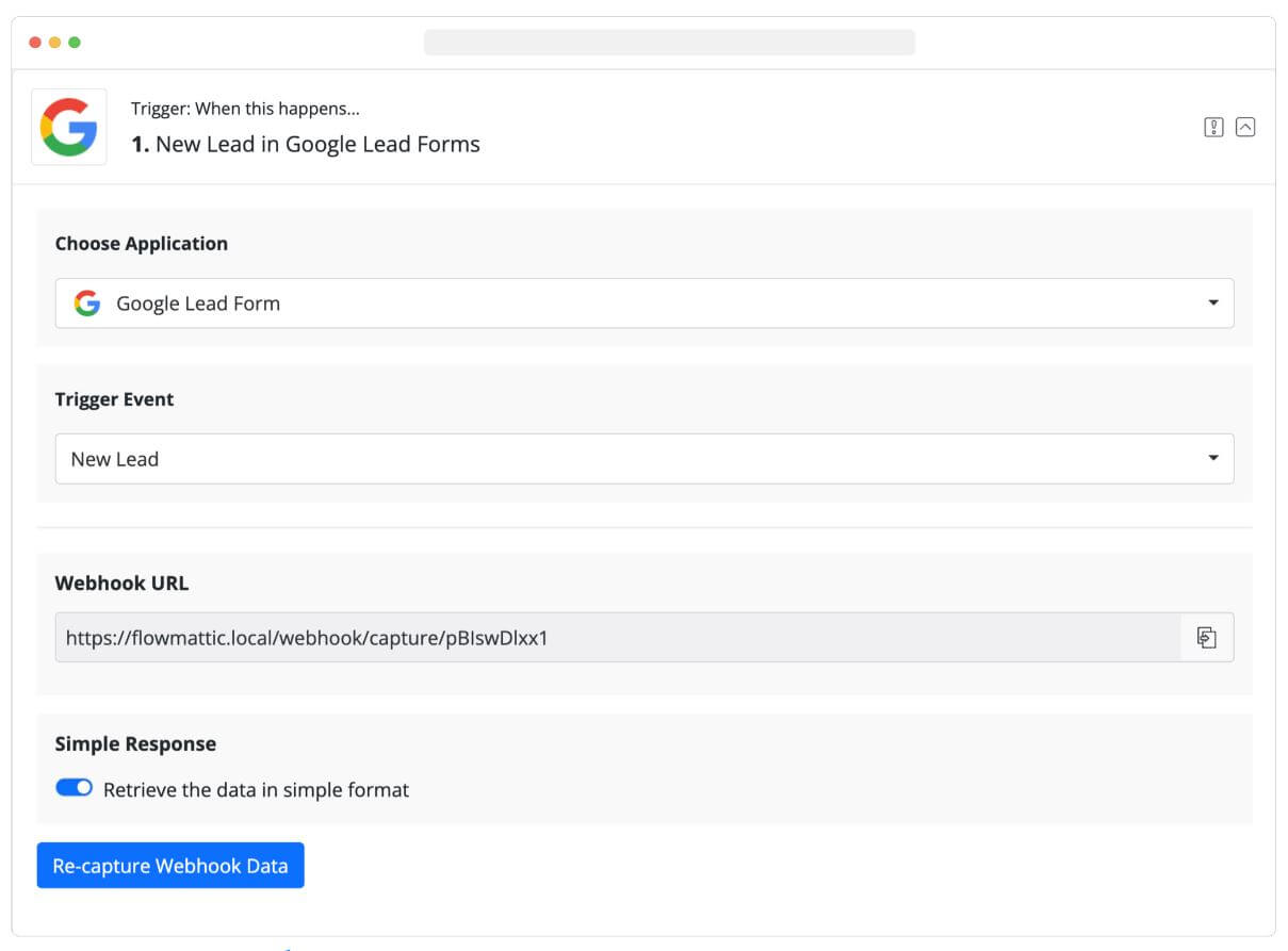 Flowmattic intégration google