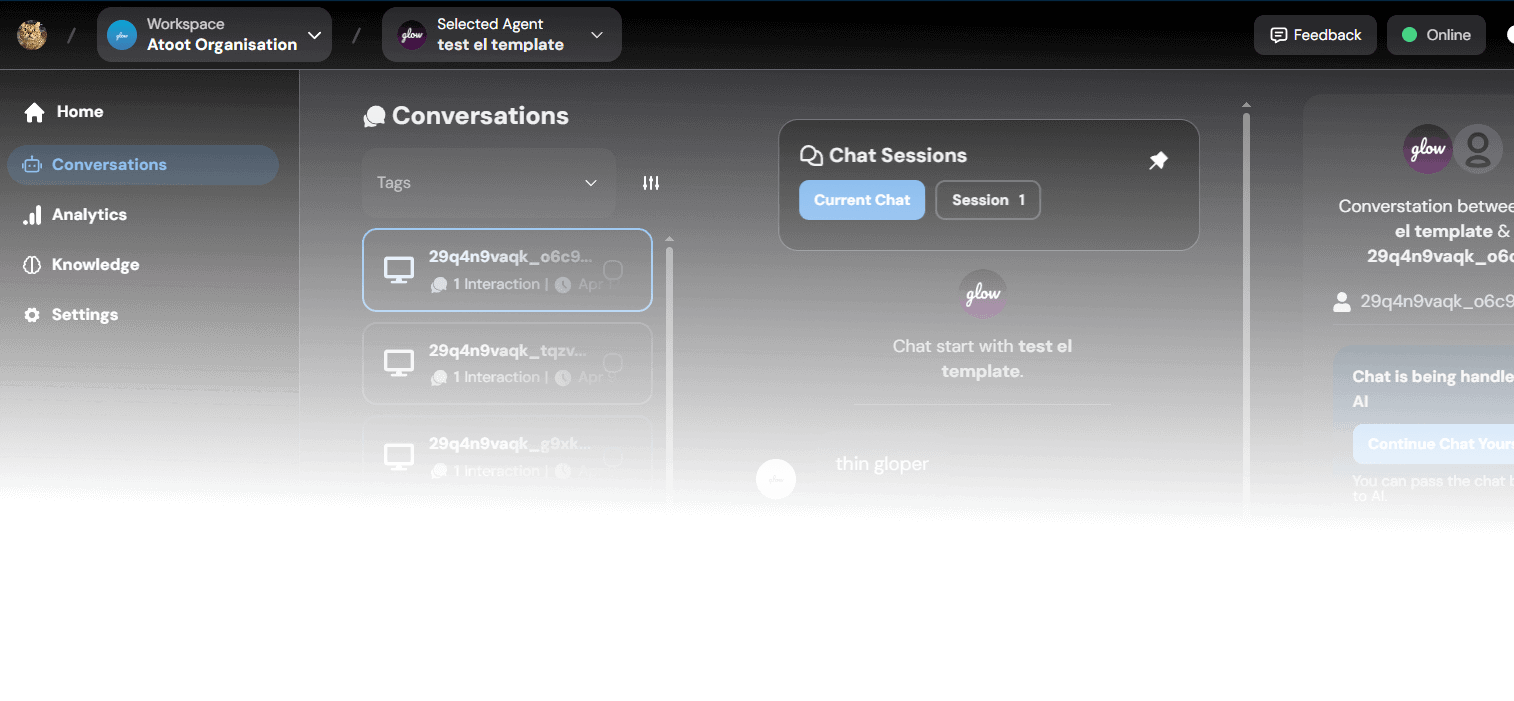 Voiceglow chatbot