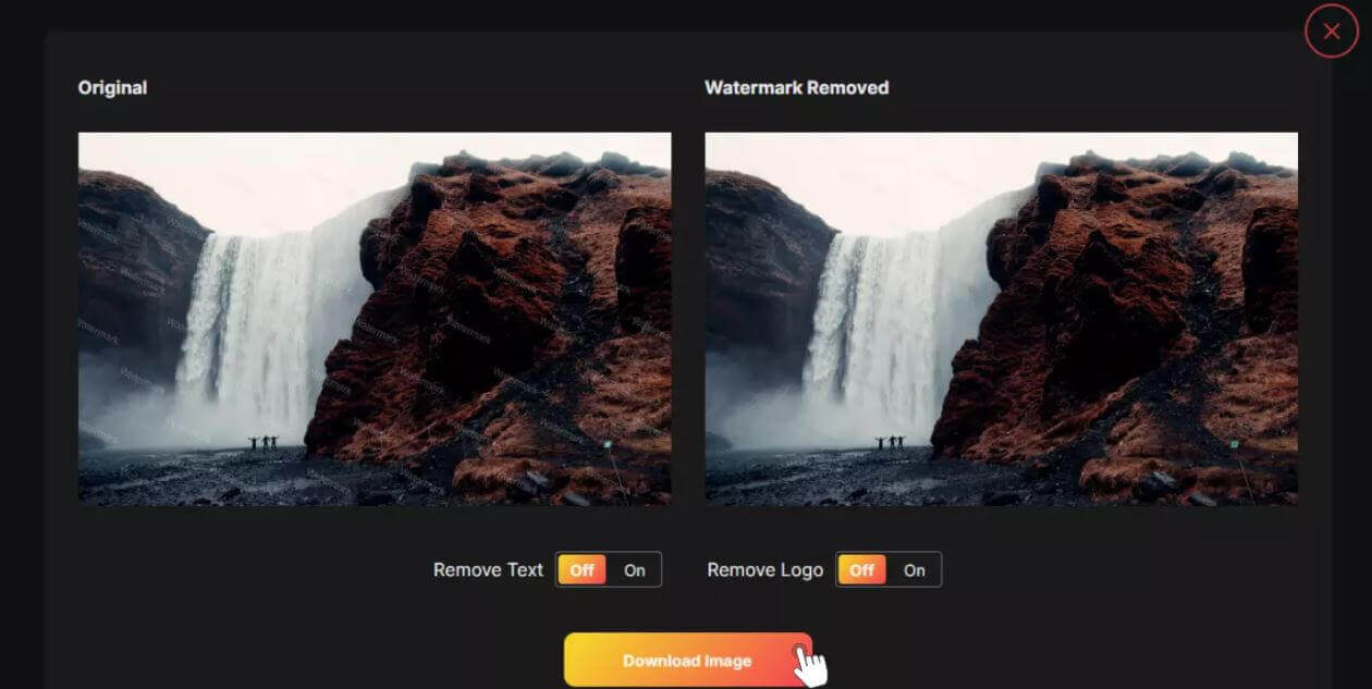 WatermarkRemover.io détection automatique